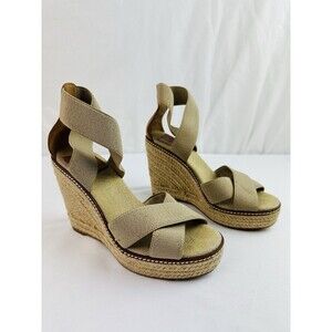 Tory Burch Frieda Platform Espadrille Wedge Sandals Women's 6